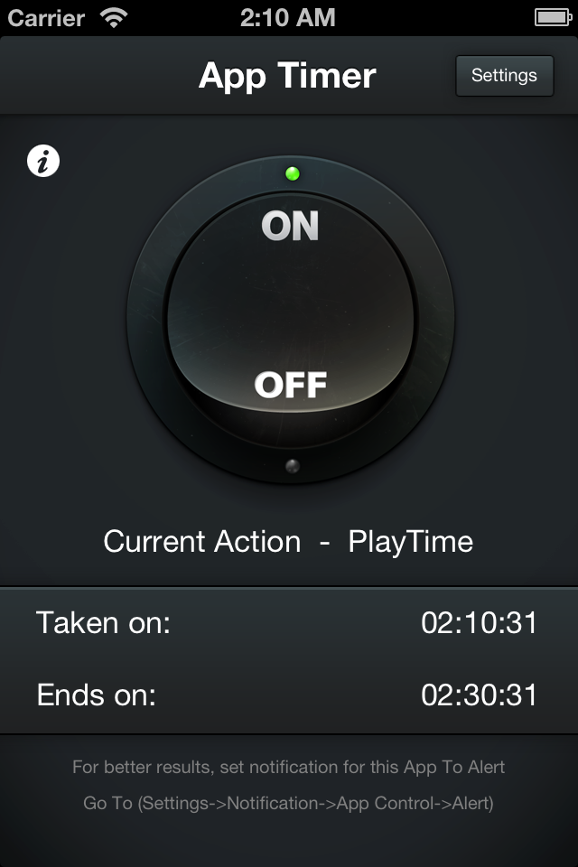 Kaboom - App Timer